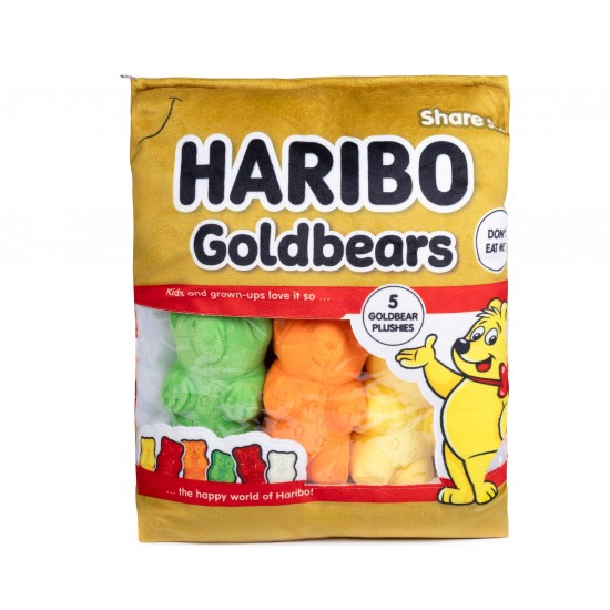 Мягкая игрушка HARIBO, плюшевая сумка для закусок, 44x37x7 см - GOLDBEARS