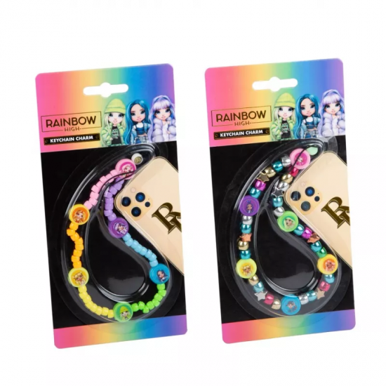 Подвеска для телефона с бусинами RAINBOW HIGH, 2 вида. Подвеска для телефона с бусинами RAINBOW HIGH, 2 вида.