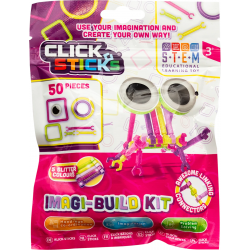 Набор для моделирования CLICKSTICKS, 50 шт. - розовый