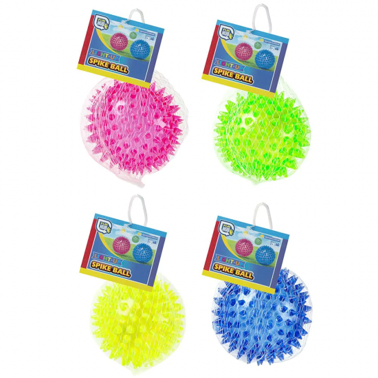 Spīdoša bumba LIGHT UP SPIKE BALL, 7,5 cm Spīdoša bumba LIGHT UP SPIKE BALL, 7,5 cm