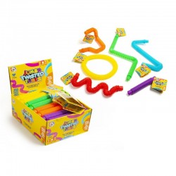 Rotaļlieta FIDGET JUMBO TUBES, 6 krāsas