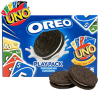 Cepumi ar vaniļas krēmu OREO, (4 x 64,4g) + spēle UNO mini