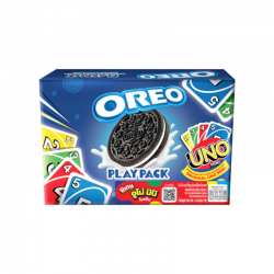 Cepumi ar vaniļas krēmu OREO, (4 x 64,4g) + spēle UNO mini