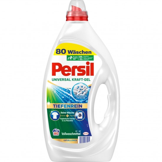 Šķidrais veļas mazgāšanas līdzeklis PERSIL 80mazg., 3.6L - Universal Šķidrais veļas mazgāšanas līdzeklis PERSIL 80mazg., 3.6L - Universal