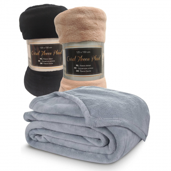 Flīsa pleds CORAL 125x150cm