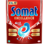 Trauku mazgājamās mašīnas kapsulas SOMAT Excellence 4in1, 47 gb, 850,7 g