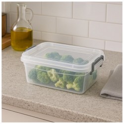 Pārtikas uzglabāšanas trauki, 3 gab, HL - ar vāku Pārtikas uzglabāšanas trauki, 3 gab, HL - ar vāku