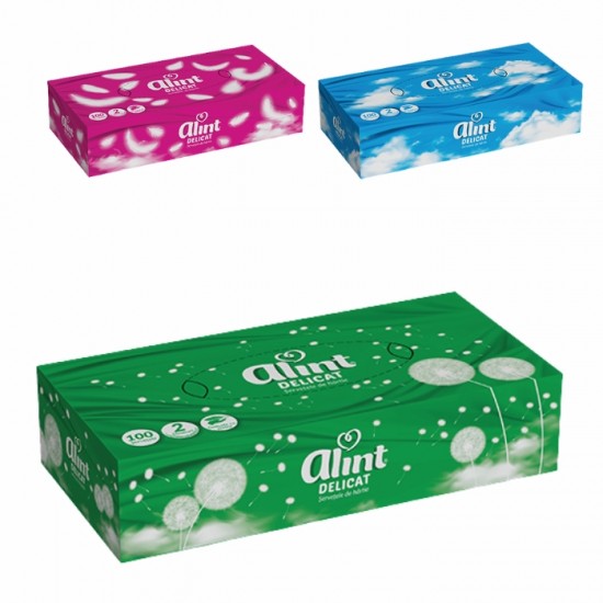 Салфетки ALINT, 100 шт., двухслойные.
