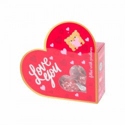 Piena šokolāde pralinē LOVE YOU, 50g, - asorti