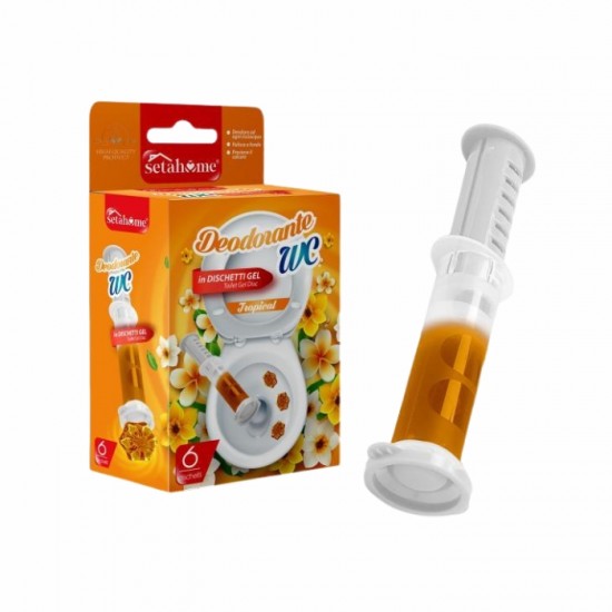 SETAHOME tualetes gaisa atsvaidzinātāja gels ar dozatoru - TROPICAL