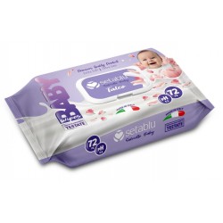 Mitrās salvetes bērniem SETABLU 72gab - TALC