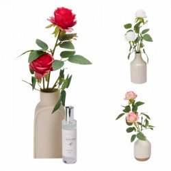 Vāze ar makslīgiem ziediem, gaisa aromatizētajs 30ml
