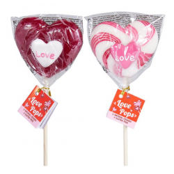 Karamele uz kociņa LOVE POPS 50g