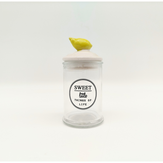 Stikla burciņa saldumu uzglābāšanai 13 cm - 4 veidi