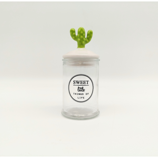 Stikla burciņa saldumu uzglābāšanai 13 cm - 4 veidi