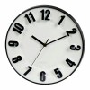 Sienas pulkstenis 30X4.5CM - melnbalti