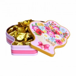 Cepumi metāla kastītē 130g – ZIEDU PUŠĶIS