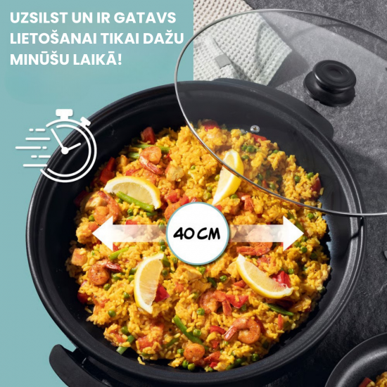 Elektriskā panna GOURMETmaxx Ø 40cm