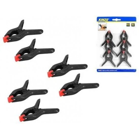 Līmēšanas skavu komplekts  65mm 6gab