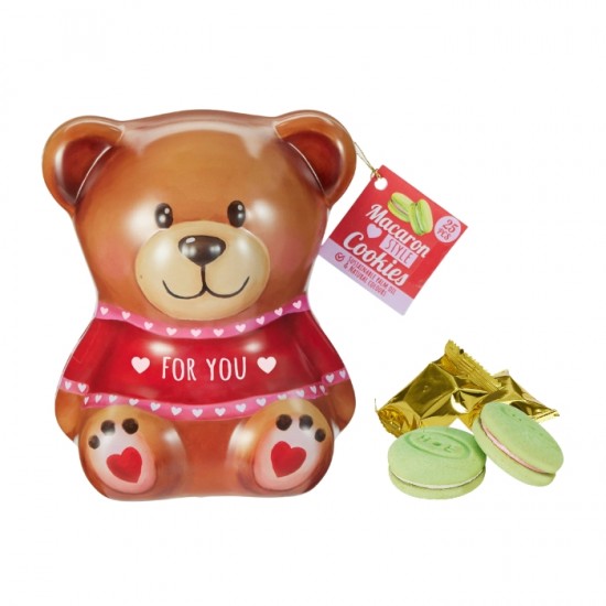 Cepumi BEAR MACARON STYLE  130g- krājkasē