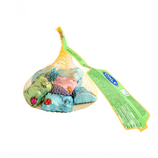 EASTER Šokolādes konfektes tīkliņā ONLY 84g - zaķi