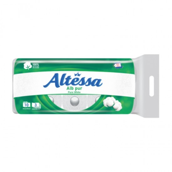 Tualetes papīrs ALTRESSA 10 ruļļi,  3-slāņi