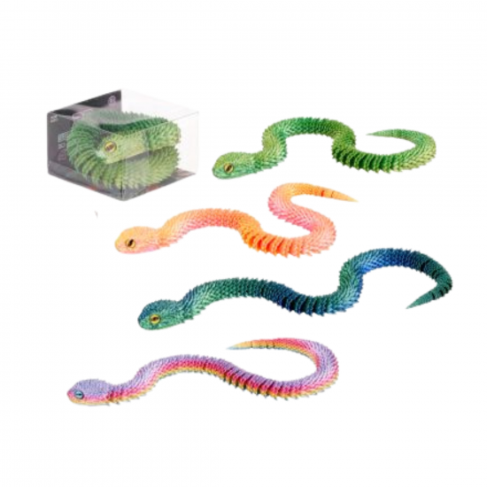 Drukāta rotaļlieta 3D 45 cm -  čūska