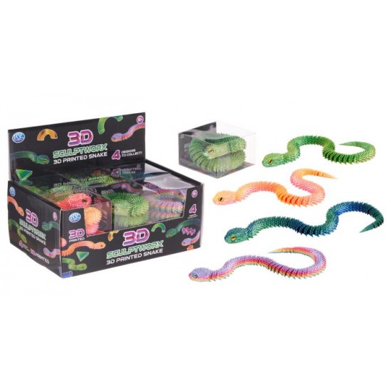 Drukāta rotaļlieta 3D 45 cm -  čūska