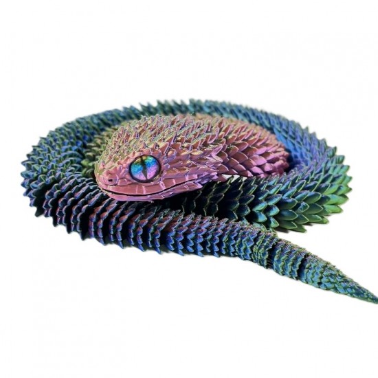 Drukāta rotaļlieta 3D 45 cm -  čūska