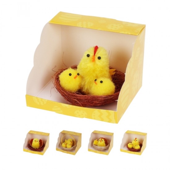 Lieldienu dekors cālītis Lieldienu grozs EASTER  ar rokturi