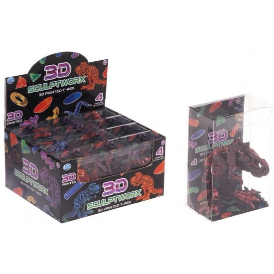 Drukāta rotaļlieta 3D 18 cm - T-Rex