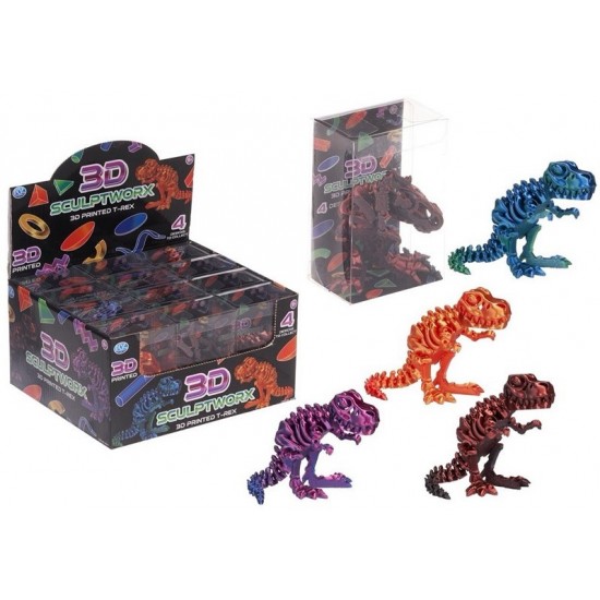 Drukāta rotaļlieta 3D 18 cm - T-Rex