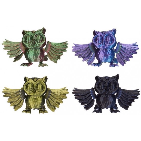 Drukāta rotaļlieta 3D 10x7 cm -  pūce