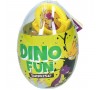 Яйцо-сюрприз Becky's 15г – DINO FUN с конфетами и игрушкой