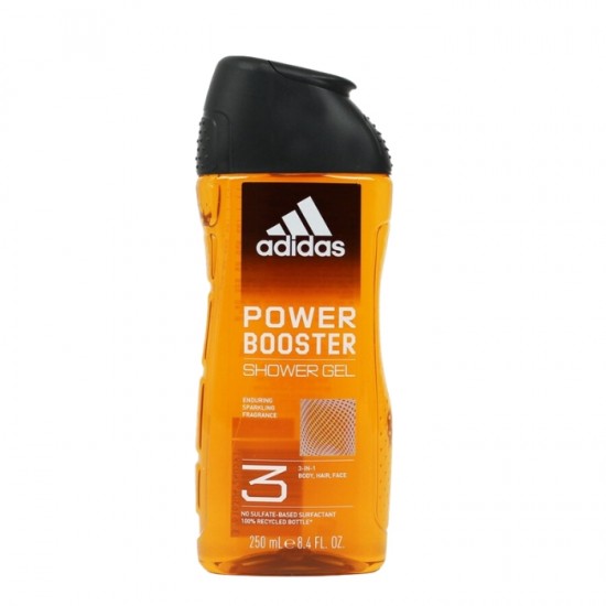 Гель для душа ADIDAS, 250 мл - Power Boost 3 в 1