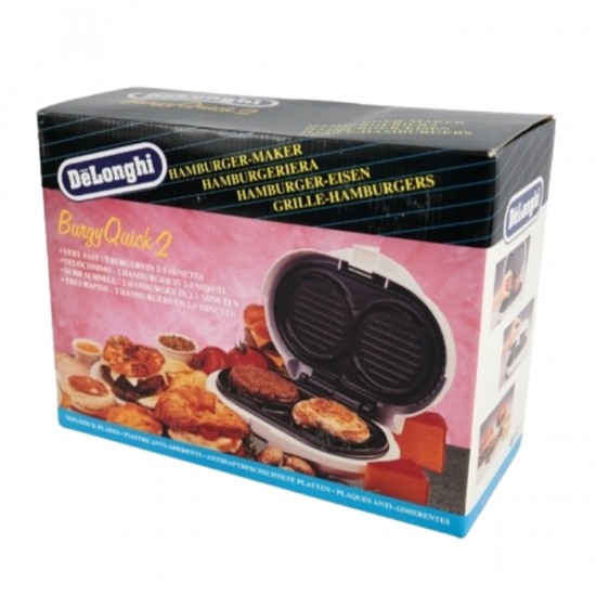 Elektriskais grils hamburgeriem RETRO DeLonghi 700W