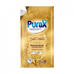 Veļas mīkstinātājs Purox MEGA KONCENTRĀTS ZELTA MAIGUMA 600ml Veļas mīkstinātājs Purox MEGA KONCENTRĀTS ZELTA MAIGUMA 600ml