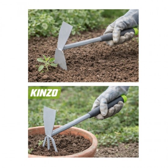 Dārza kultivators un kaplis KINZO- 32 cm
