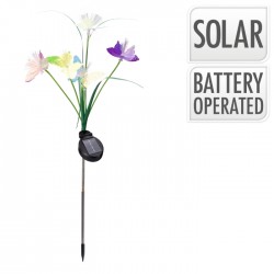 Dārza solāra lampa BUTTERFLY