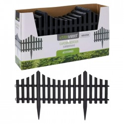 Садовый забор PROGARDEN - черный