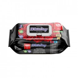 Влажные салфетки WHITE DAY, 120 шт. - Розовый цвет