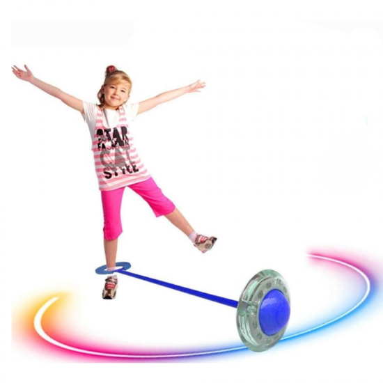 Rotaļlieta lēkāšanai JUMPING SKIP BALL LED 63 cm