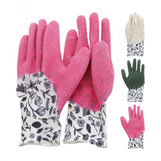 Садовые перчатки с принтом