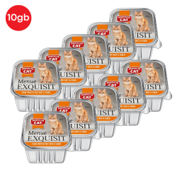 PERFECTO CAT pastēte kaķiem 100g x 10gb- ar pīli/aknām