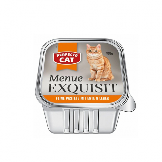 PERFECTO CAT pastēte kaķiem 100g x 10gb - MIX