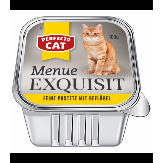 PERFECTO CAT pastēte kaķiem 100g x 10gb - MIX