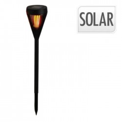 Садовый солнечный светильник 43 см - черный