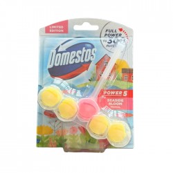 Туалетный блок DOMESTOS Power 55 г - Seaside Bloom Tropical