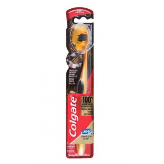 Зубная щетка Colgate CHARCOAL GOLD