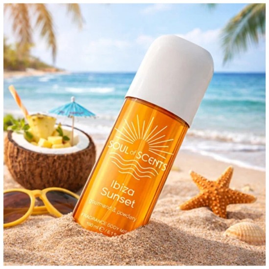 Ķermeņa sprejs SOUL OF SCENTS 180ml - Ibiza sunset
